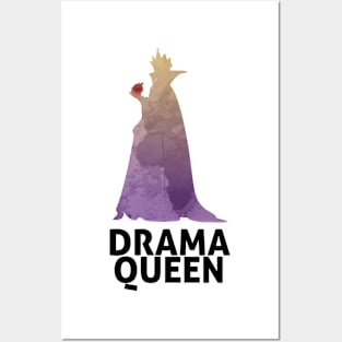 Drama Queen Inspired Silhouette Posters and Art